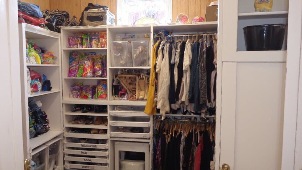 shared closet organization tips