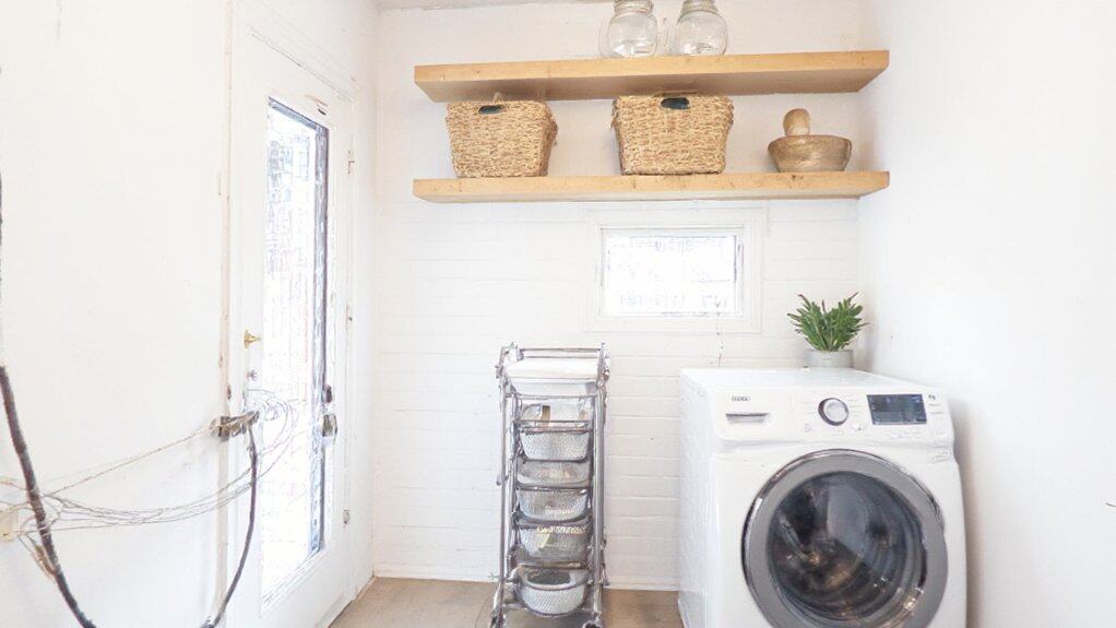 simplify your laundry space