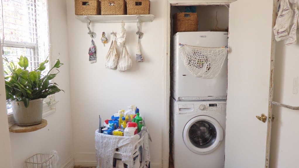 small laundry room storage
