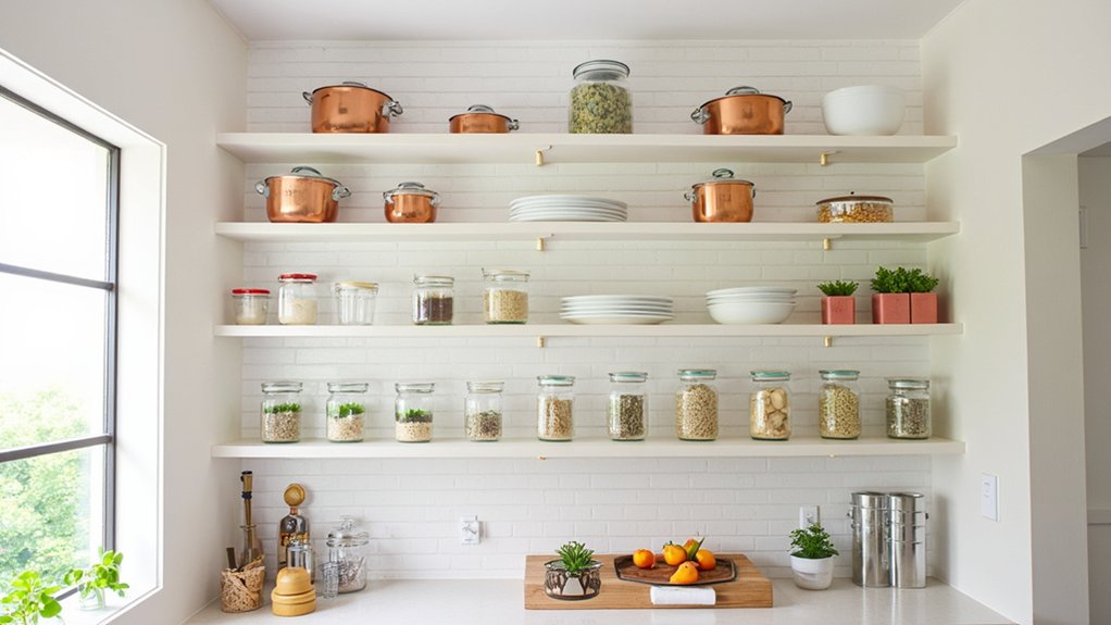 stylish functional kitchen storage