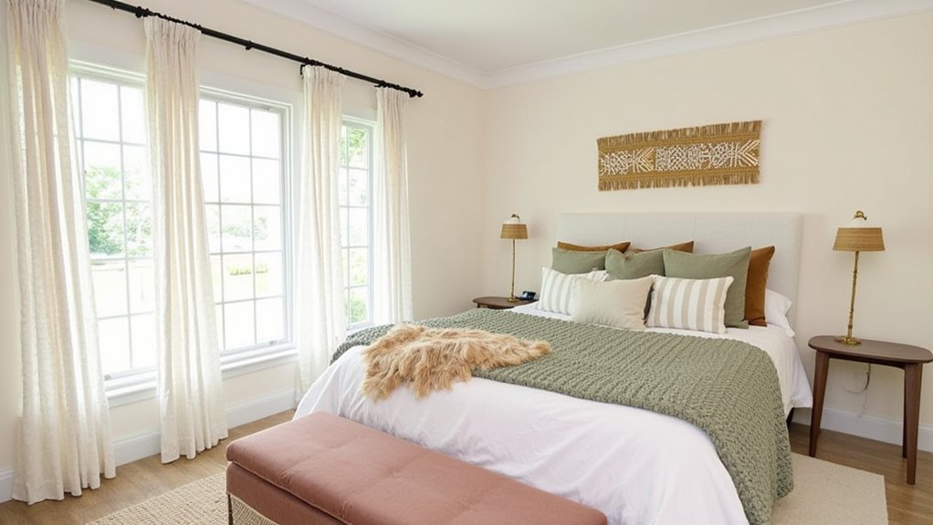 textile tips for guest bedrooms