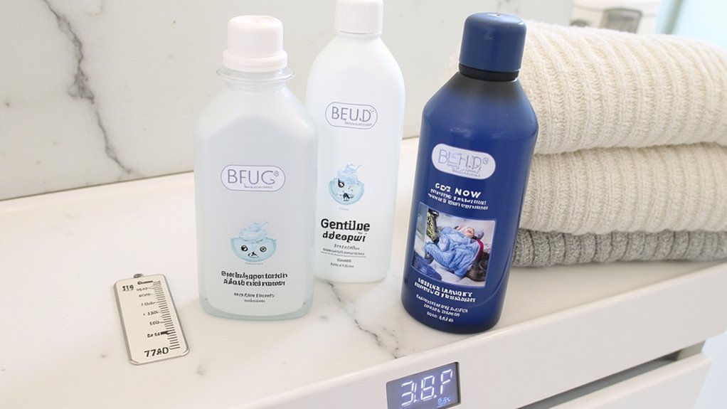 acrylic washing temperature guidelines