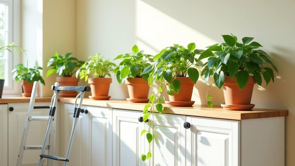 add vibrant greenery decor