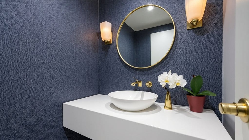 affordable luxury powder rooms