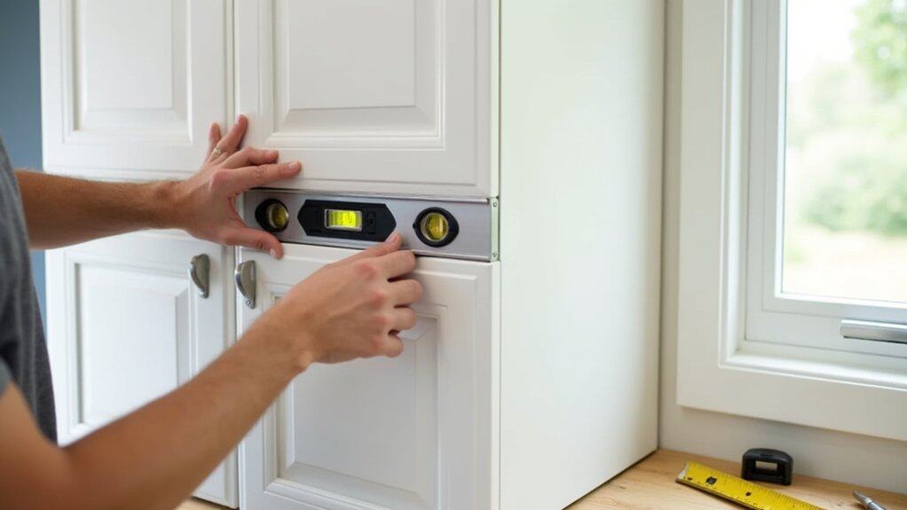 align cabinets for aesthetics