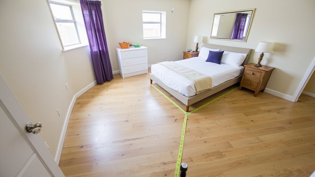 assess bedroom layout first