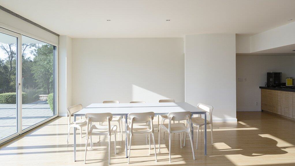 assess dining room space