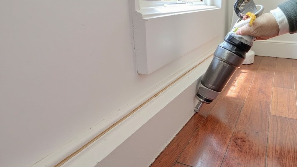 baseboard caulking best practices