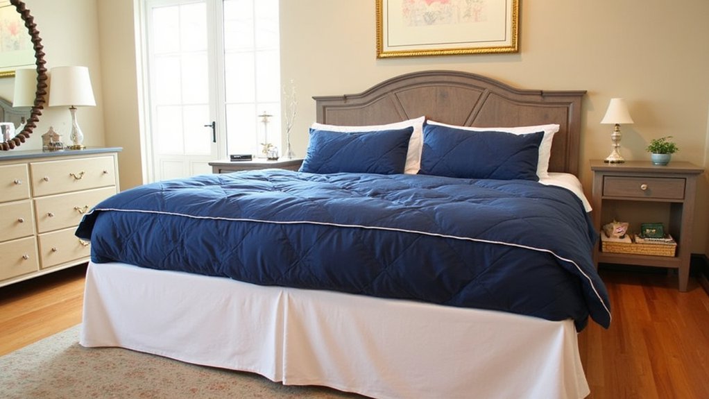 bed skirt coordination rules