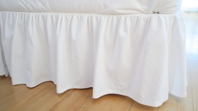Should A Bedskirt Touch The Floor?