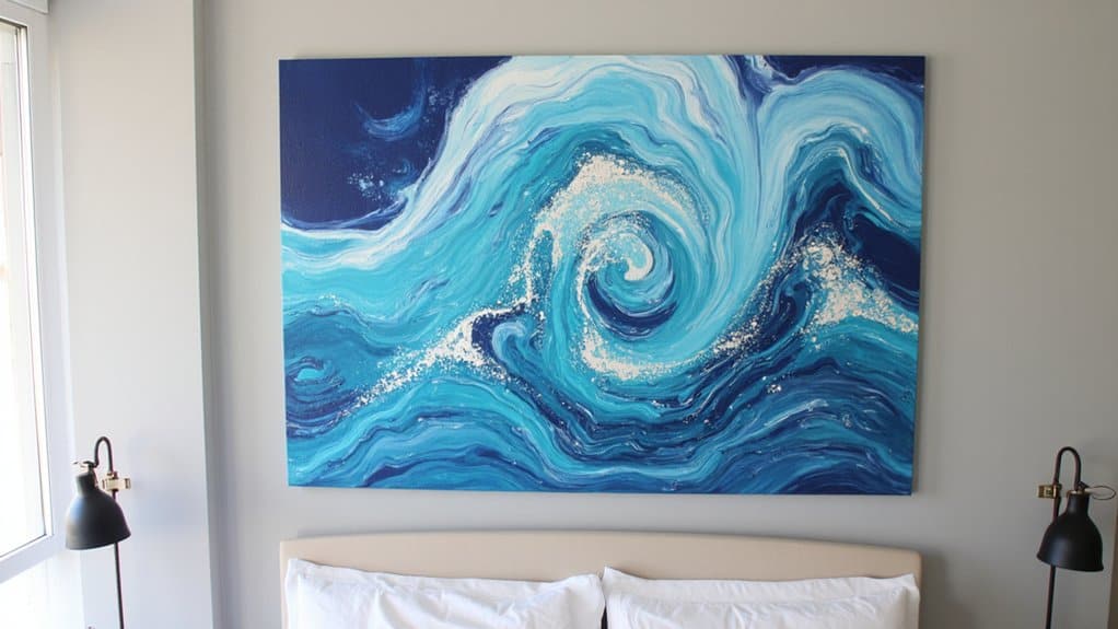 blue artwork for serenity