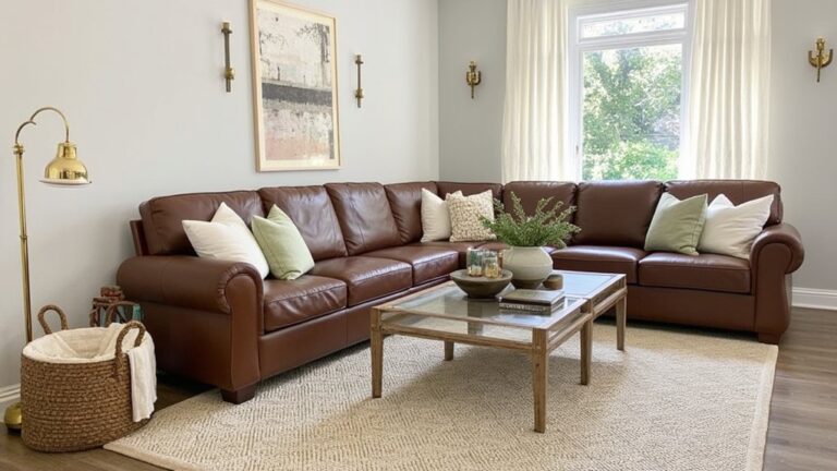 How To Decorate A Living Room With Brown Couches