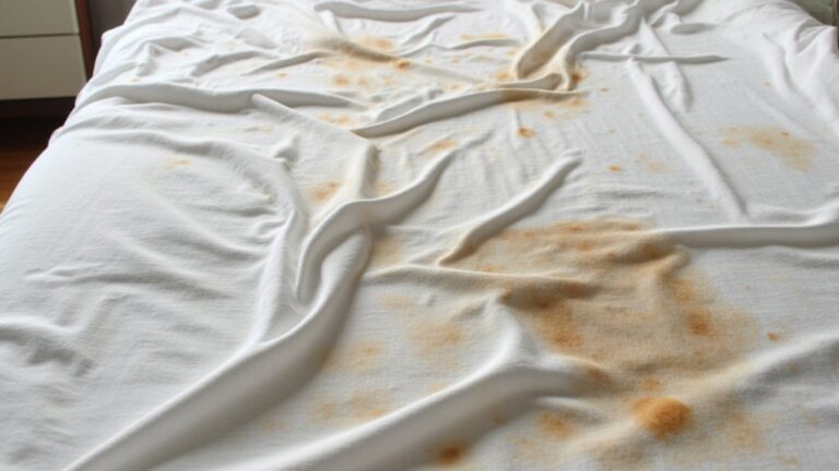 What Causes Brown Sweat Stains On Sheets?