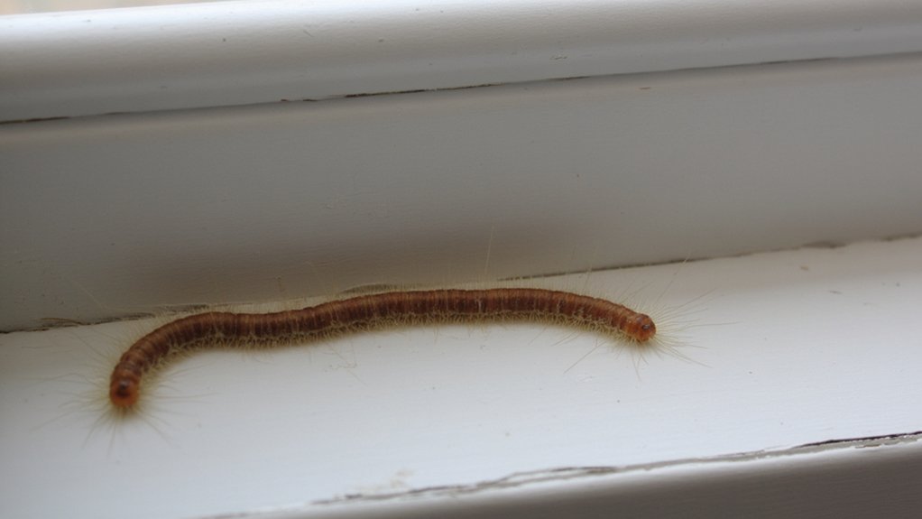 caterpillars seek warmth food