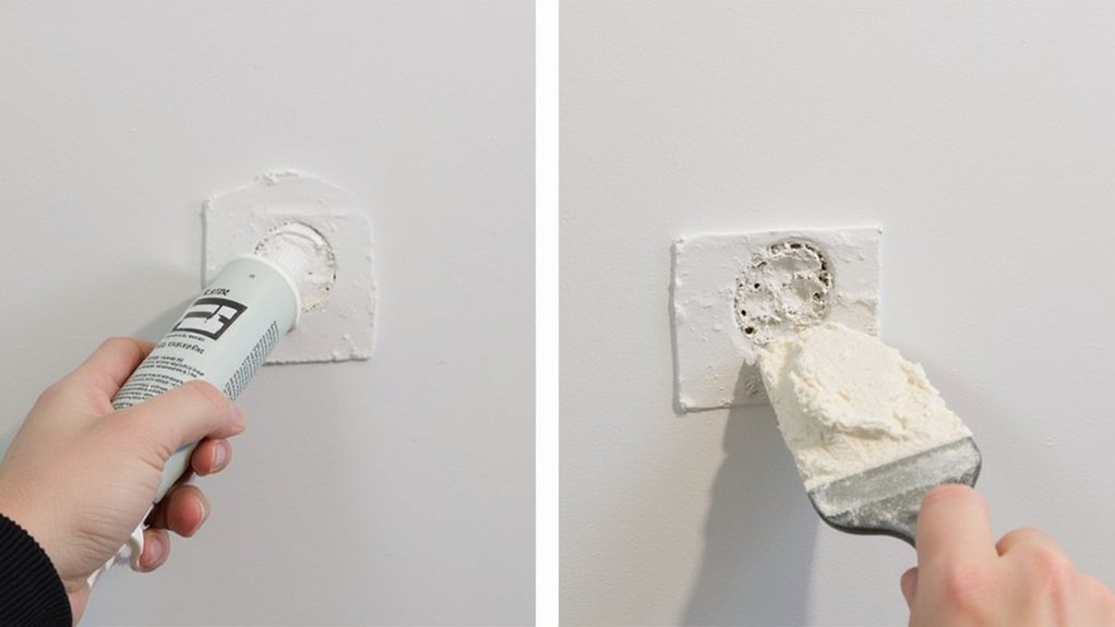 caulk for flexibility spackle for repairs