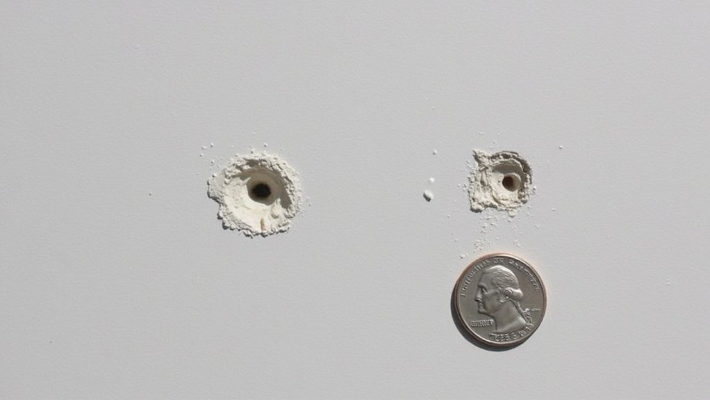 caulk versus spackle nail holes