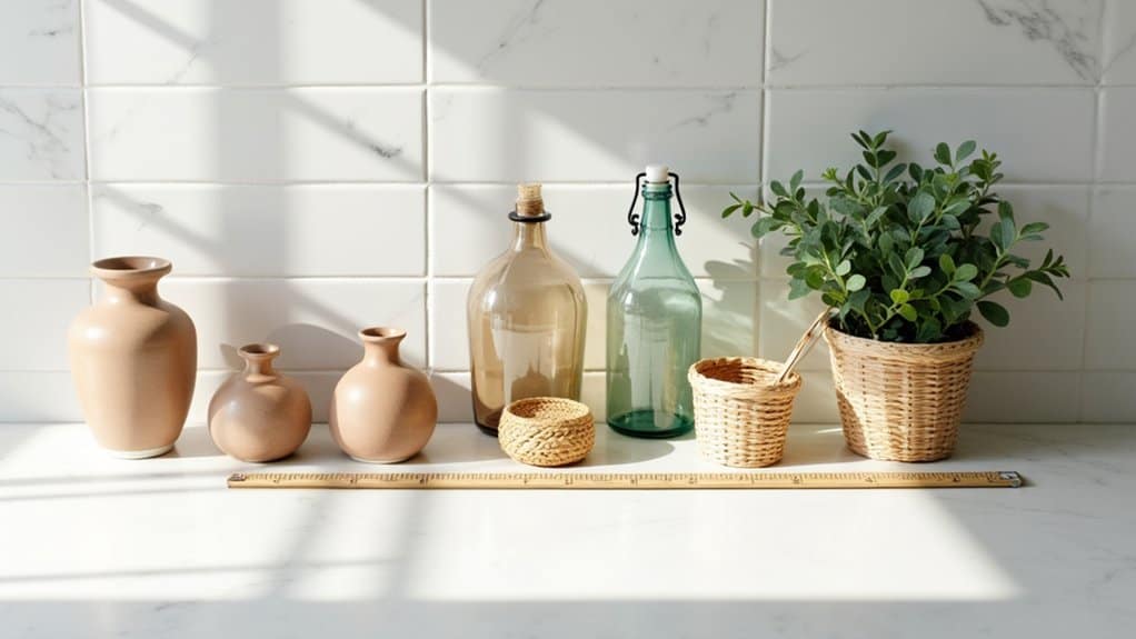 choose lightweight decorative items