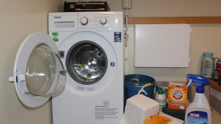 How Do You Clean Throw Up Out Of A Washing Machine?