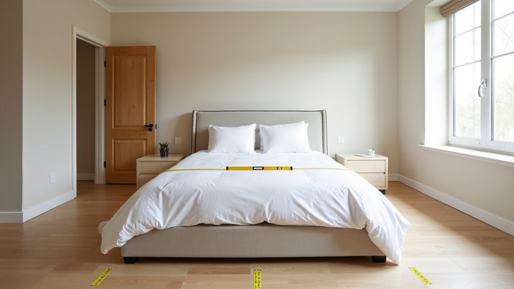 comfortable bed placement guidelines