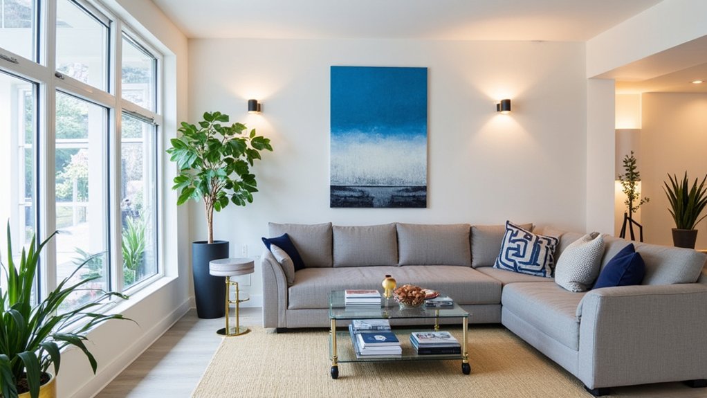 condo living room decor