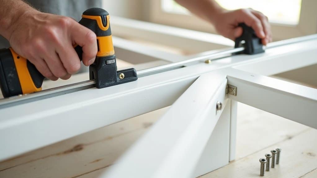 connect cabinets for stability