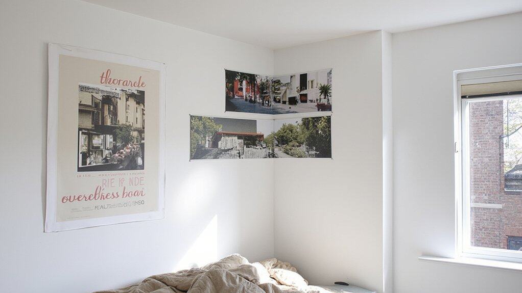 corner poster cluster styling