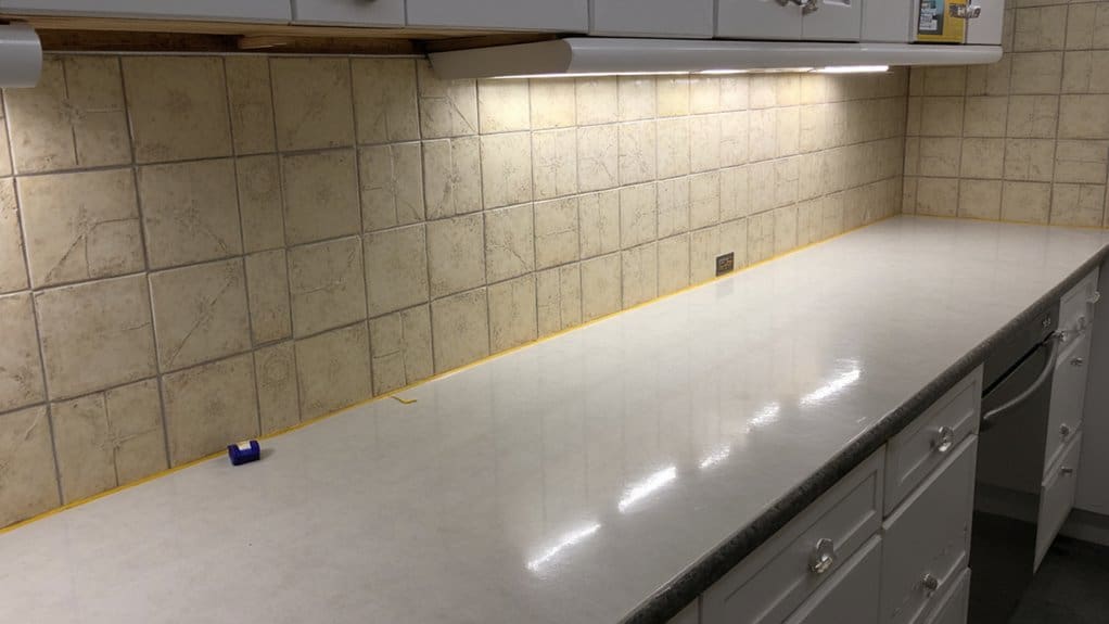 covering kitchen tile countertops
