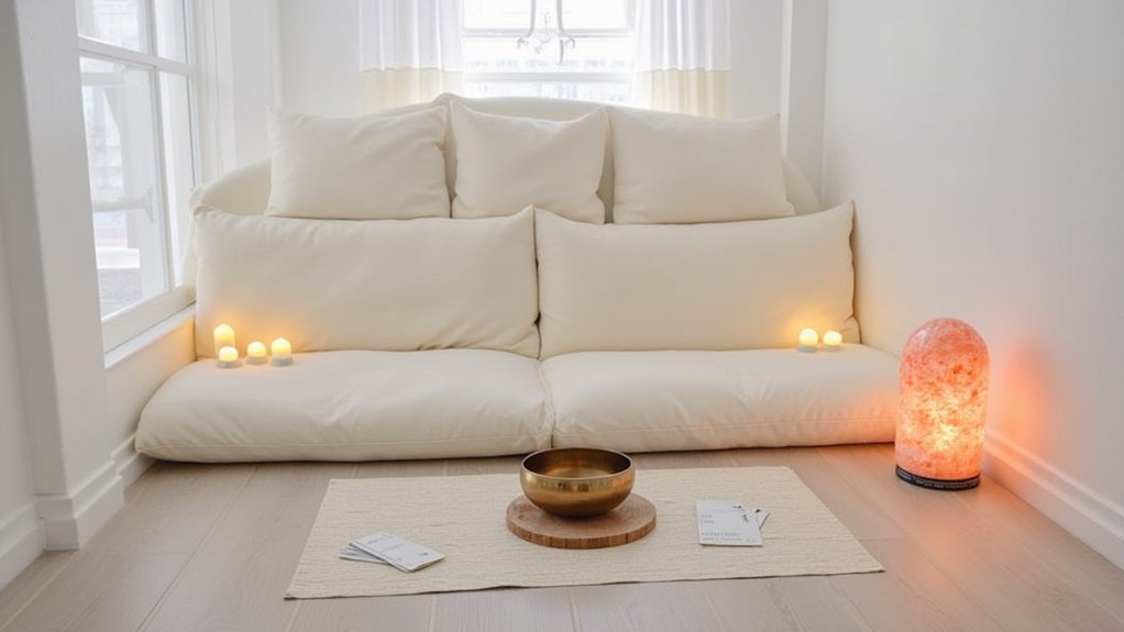 cozy meditation floor pillows