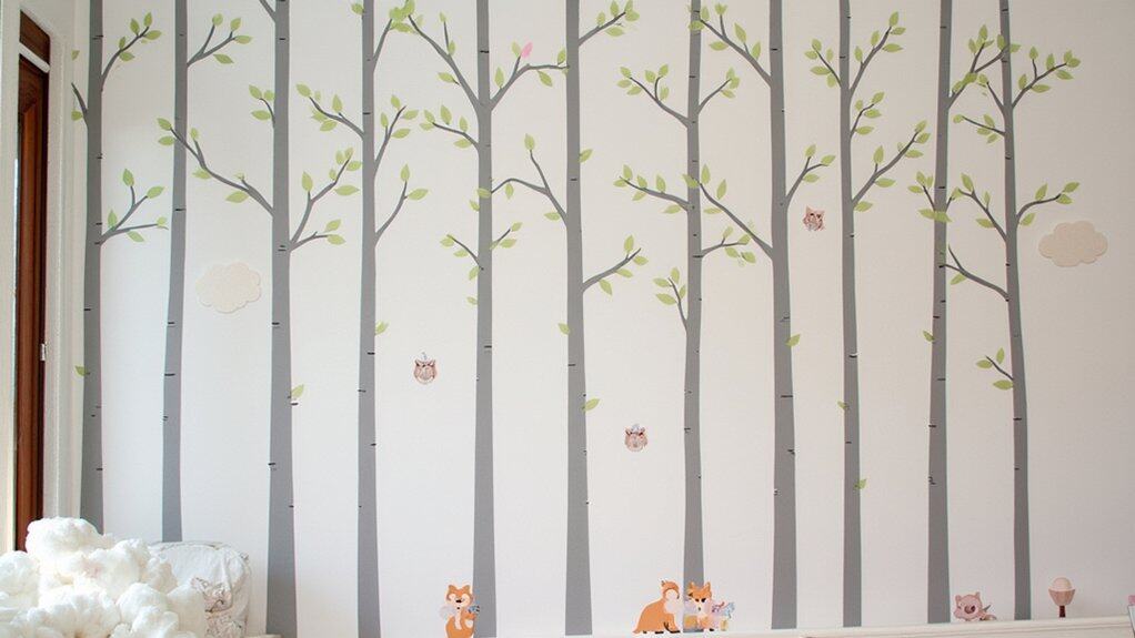creative nursery wall decals