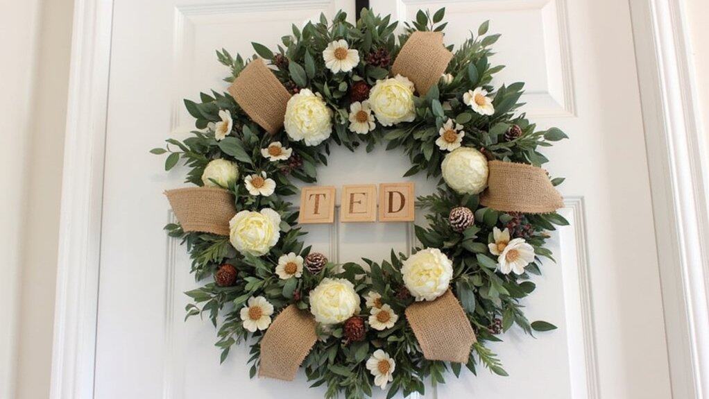 creative seasonal door decor