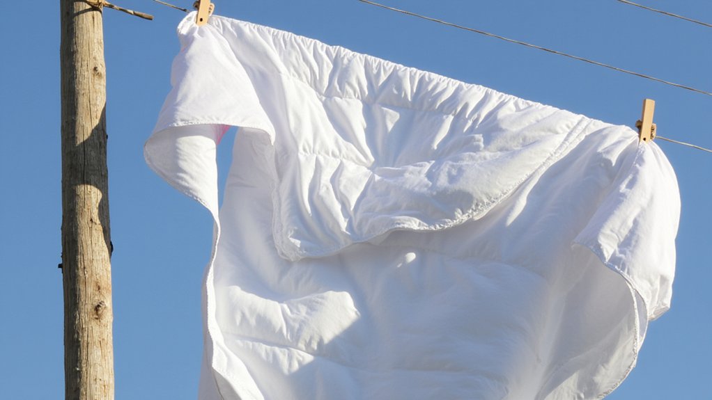 How To Get Wrinkles Out Of New Comforter 6 dampen smooth line dry