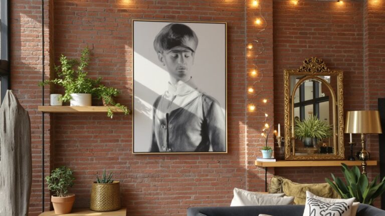 How To Decorate A Brick Wall In The Living Room