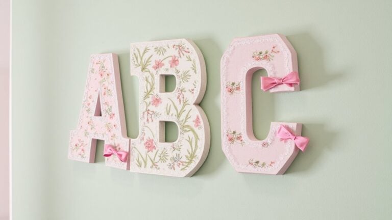 How To Decorate Wooden Letters For Nursery