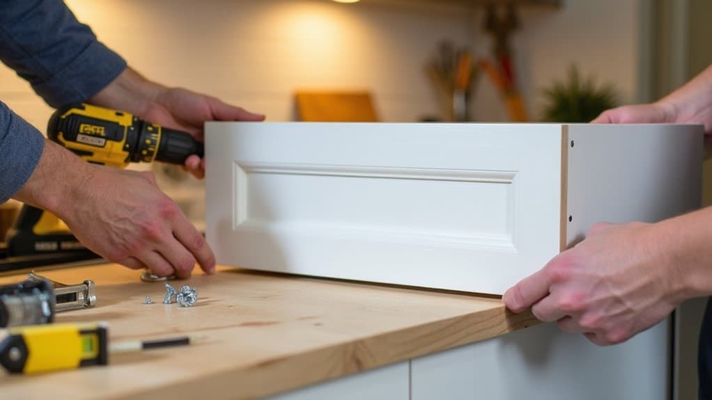 decorative drawer front installation