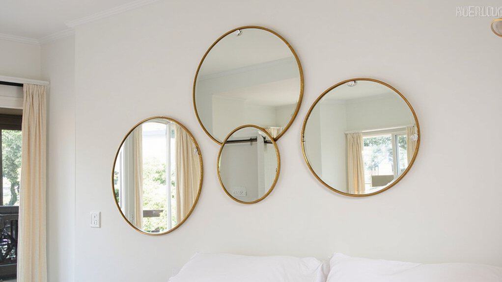 decorative mirrors for depth