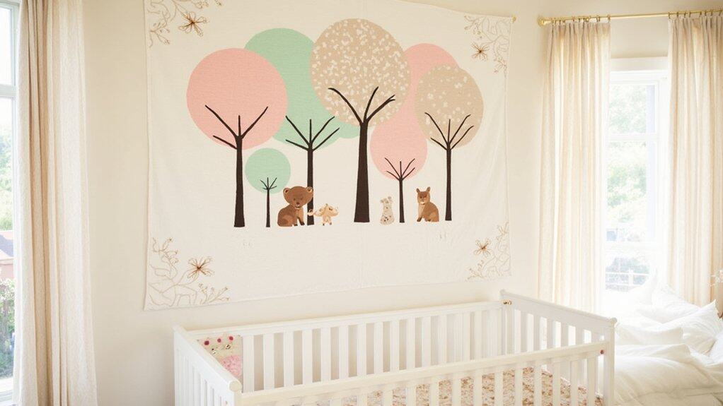 decorative wall tapestries enhance