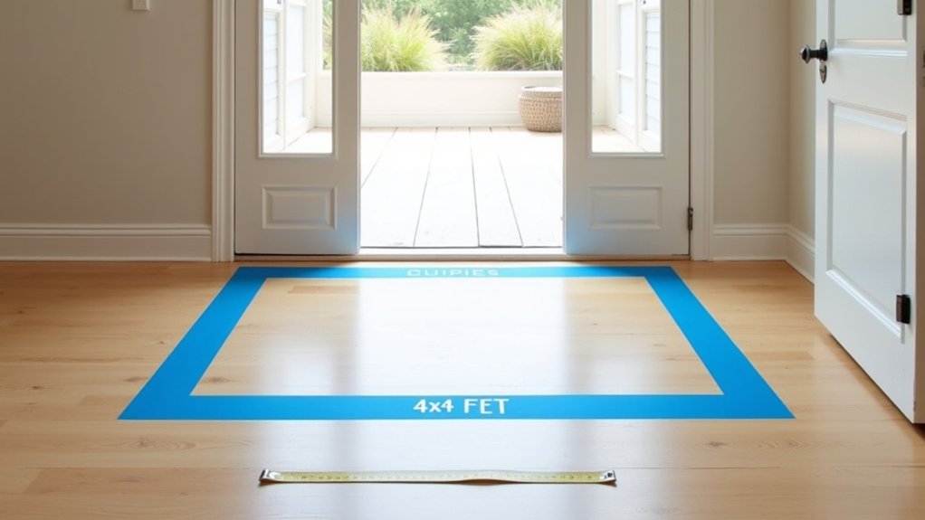 How To Create A Foyer In An Open Living Room 2 define entrance space dimensions