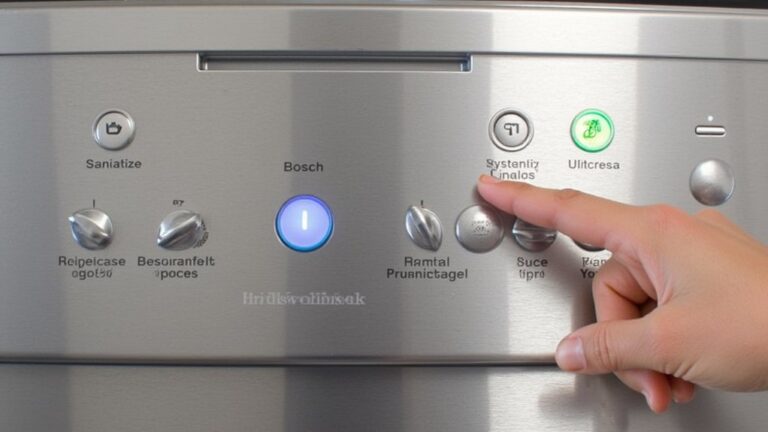How Do I Turn Off The Sanitize Cycle On My Bosch Dishwasher?