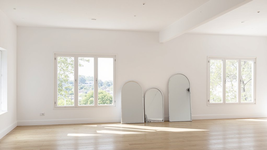 elegant mirrors enhance space