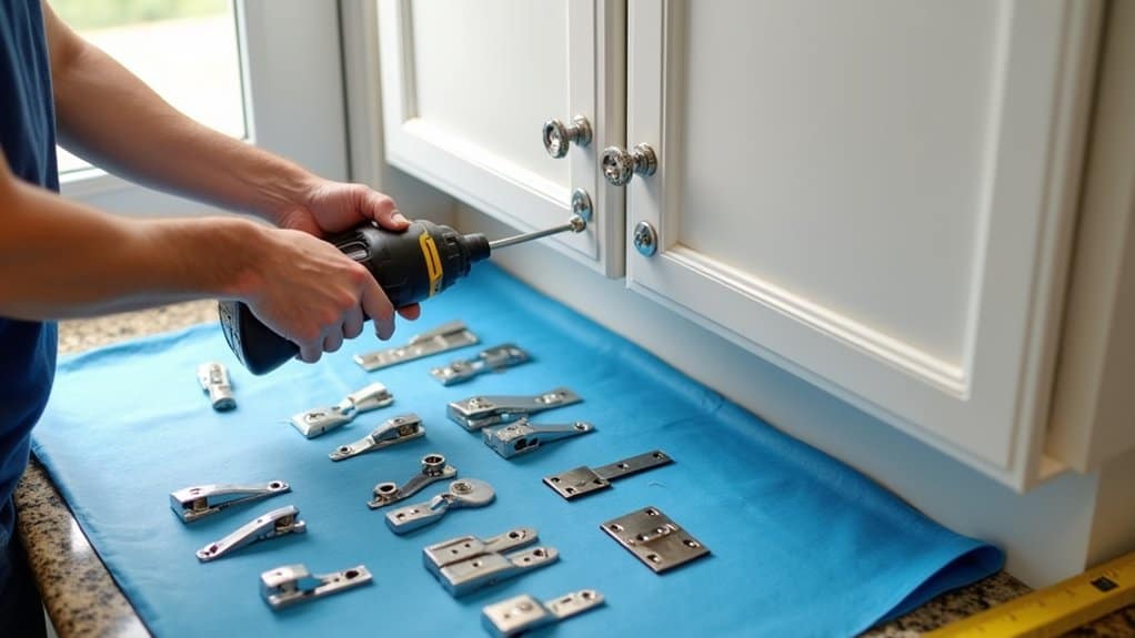 finalize cabinet installation steps