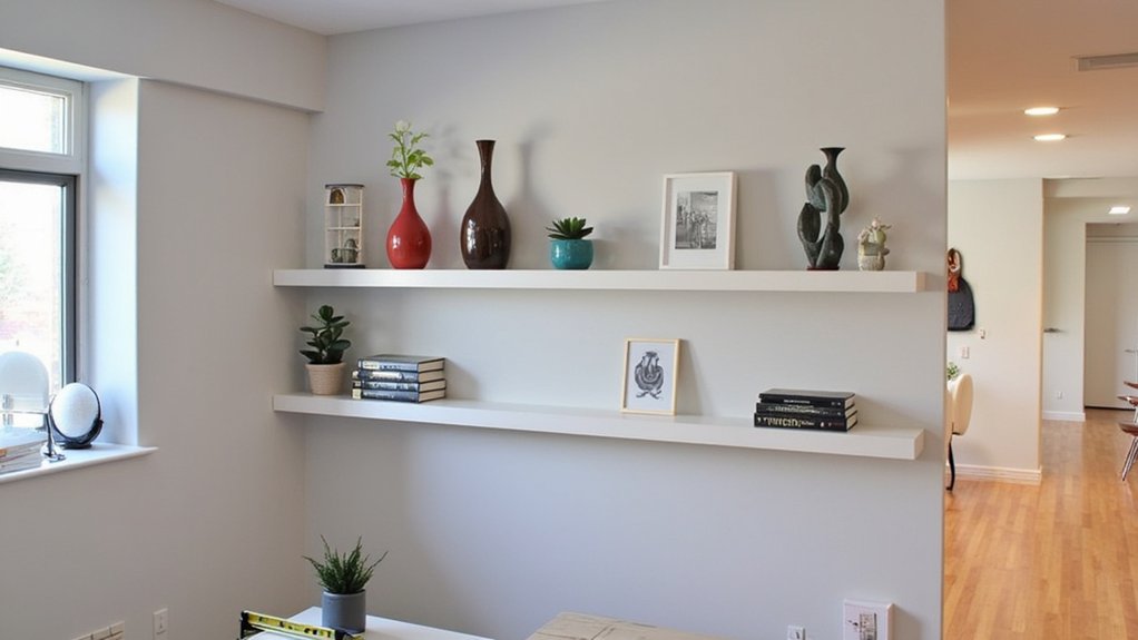 floating shelves installation tips