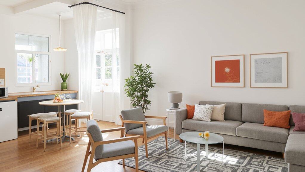 furnishing a small space