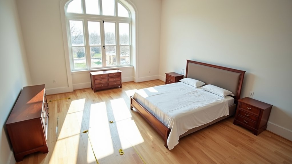 furniture arrangement for comfort