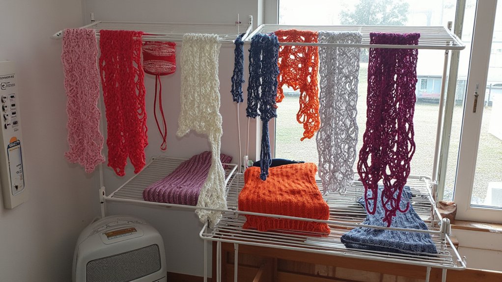 gentle drying for acrylic