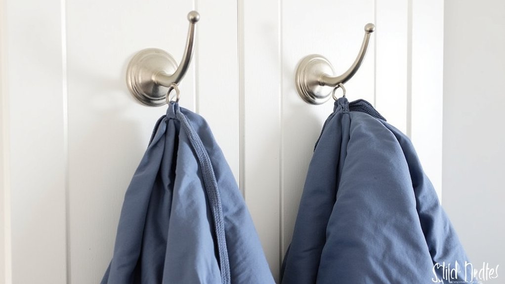 hanging comforter storage solution