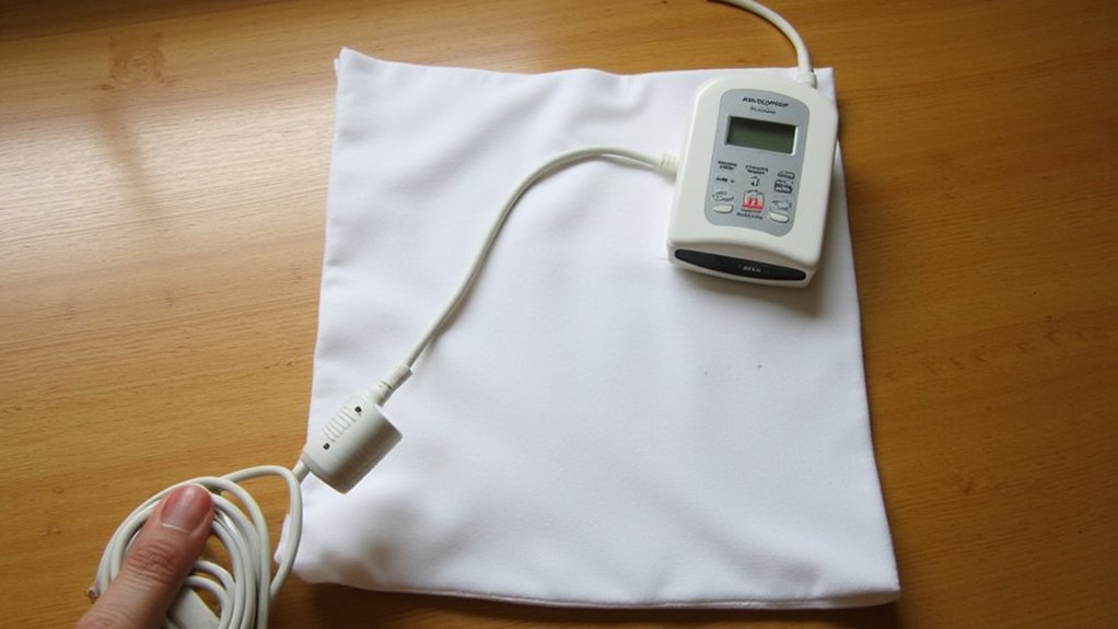 heating pad safety reset