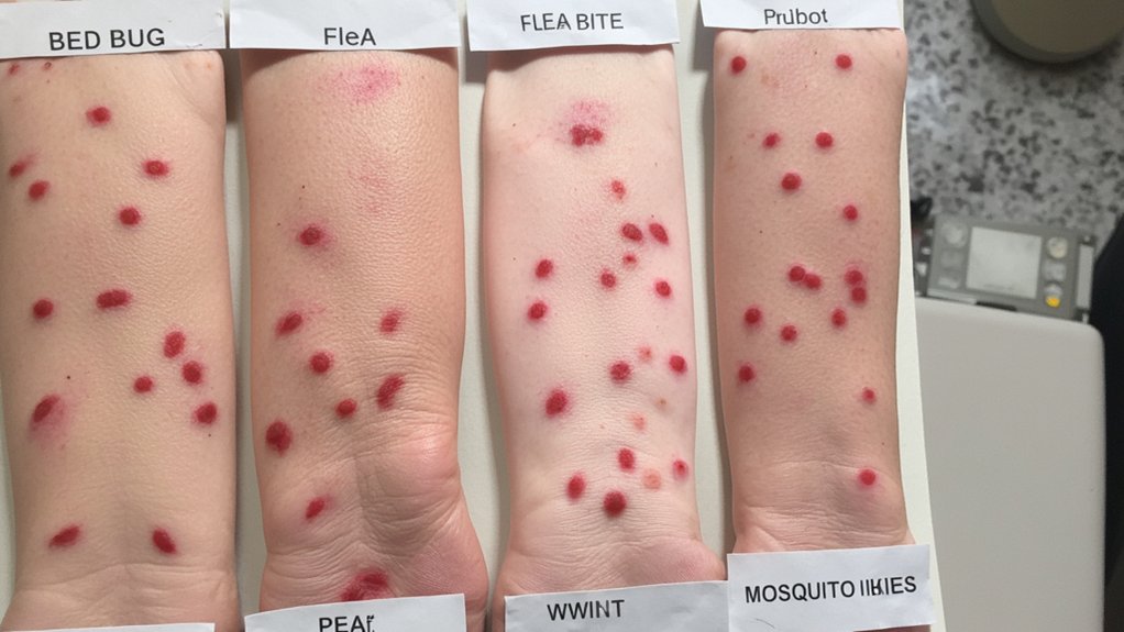 identify nighttime pest bites