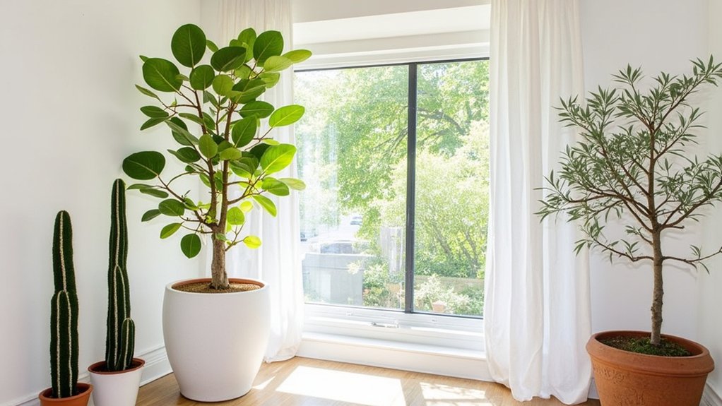 indoor trees enhance decor