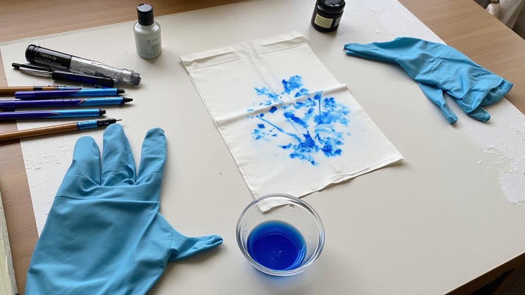 ink dyeing fabric process