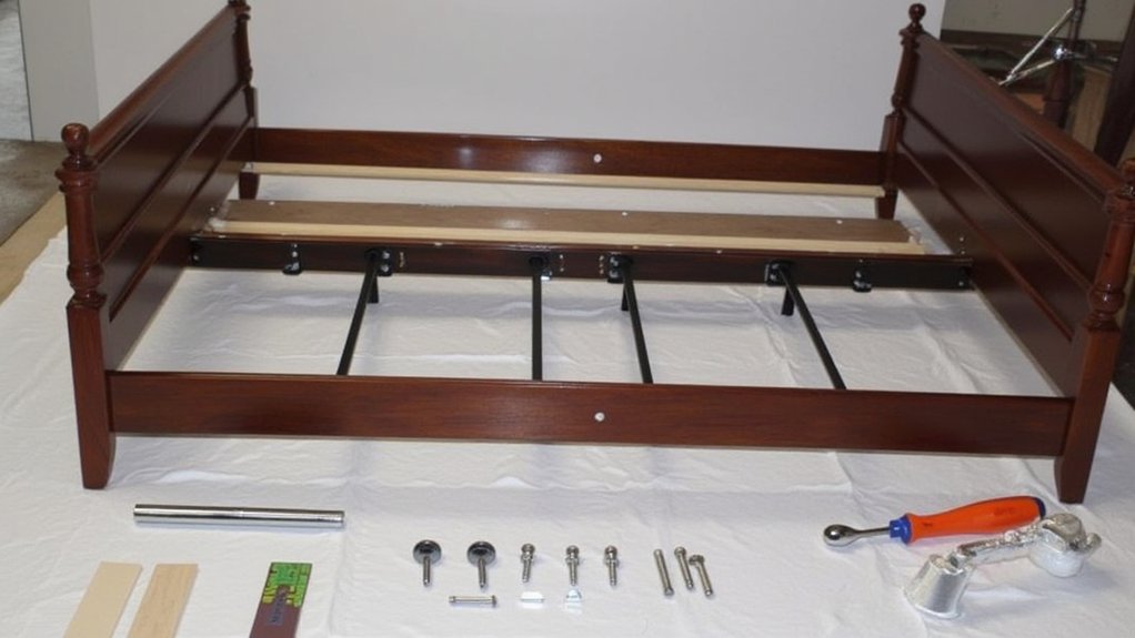 install back panel support